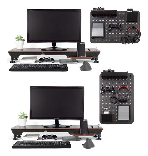 Desktop Organizer Wall-Mount or Stand with Accessories 7