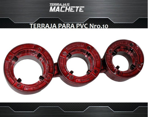 Machete Pipe Threader Nº10 for 1.1/4 - 1.1/2 - 2 PVC Pipes 0