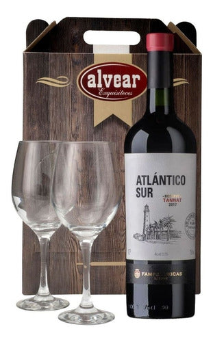 Vino Atlantico Sur Reserva + 2 Copas 0