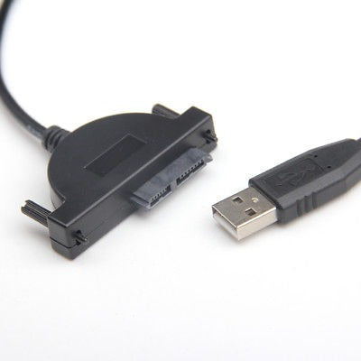 Adaptador De Usb 2.0 A Mini Sata Ii 13pin Para Portátil Cd/d 1