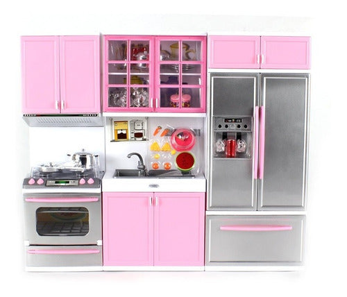 Toy Kitchen Set for Barbie Gloria Light Sound Acc 38cm 6