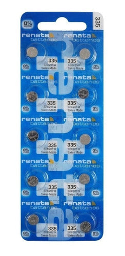 Pilas Renata 335 Sr512sw| Batería Tipo Botón X10 0