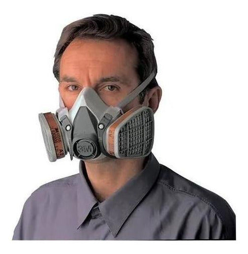 3M Semi-Mask Respirator 6200 Size M 4