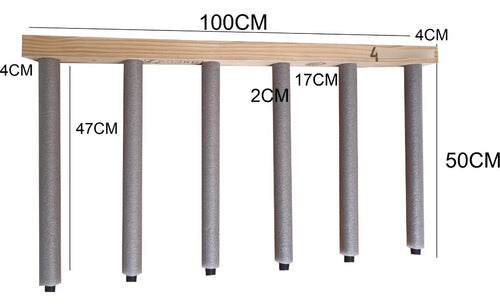 4Board Wall Rack for 5 Surfboards, Surfboard Rack 4