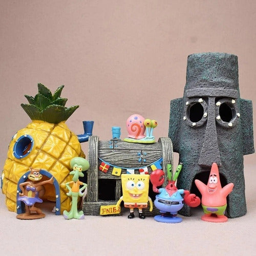 Bob Esponja Set Personaje Pescera 1