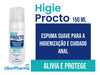 Kit 3 Higie Procto Espuma Suave Para Cuidado Anal 150ml. 1