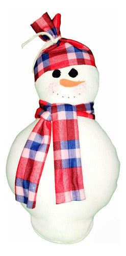 EL RINCONCITO BANDERAS Y MÁS Christmas Snowman Plush, 37 cm 0