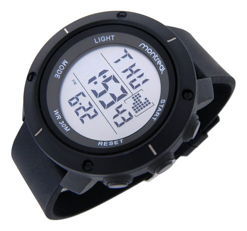 Montreal Men's Digital Watch ML1651 with Light, Alarm, Chrono, Countdown 1