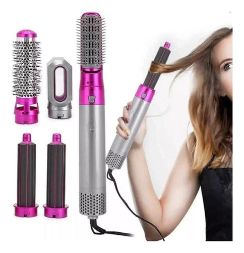 Generic Electric Hair Brush 5 in 1 with Accessories 0