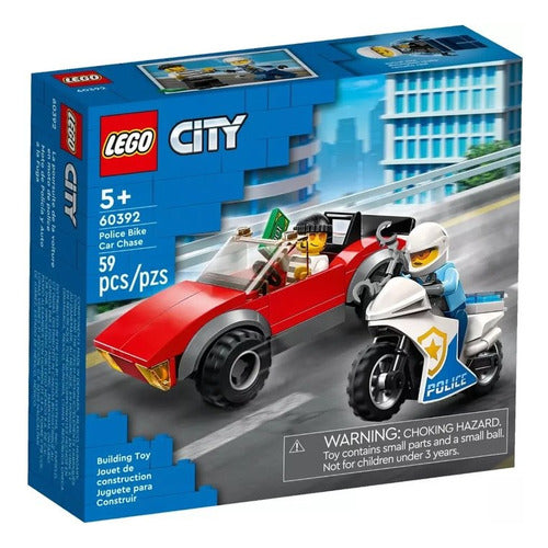 Lego City Police Bike Car Chase Set 60392 0