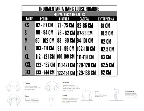 Hang Loose Men's Campera De Abrigo Cmp1064c-vmi/vermil/cuo 2