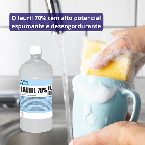 Lauril 70 (lauril Sulfato De Sódio Em Pasta 70%) 1 Kg 3