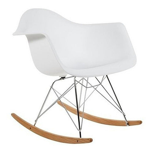 Web-Home Eames Rocking Chair 63x60x70cm Wooden Legs 0