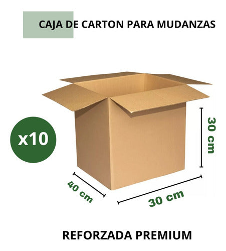 Stendy Moving and Packing Cardboard Box 40x30x30 First Quality Pack of 10 1