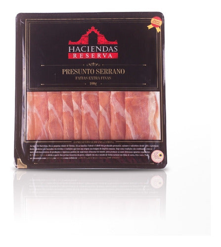 Presunto Serrano Fatiado Haciendas Und 100g 1