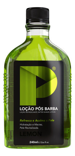 Loção Pós Barba Play Barber 240ml Lemon Poteção 2 Unidades 1