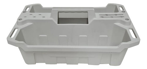 Bandeja Porta Objetos Limpieza Multiuso Blanca Plastica Vc 1