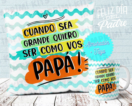 Diseños Tazas Y Almohadones Dia Del Padre Sublimar #cp03 5