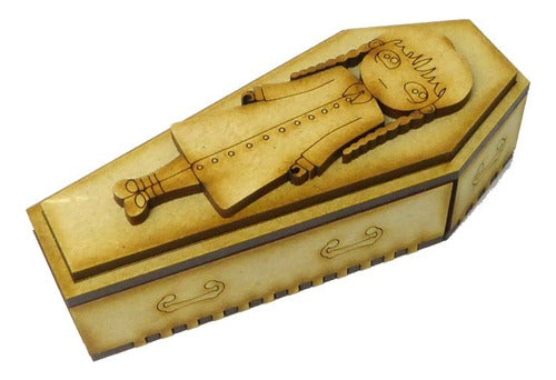 Set of 30 Merlina Coffin Souvenirs 5x11x3 cm Fibrofacil 0