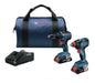 Bosch Brushless Drill and Impact Driver Combo + 2 Batteries 1.5Ah 0