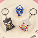 Generic Marvel 3D Rubber Keychain Pack of 3 2