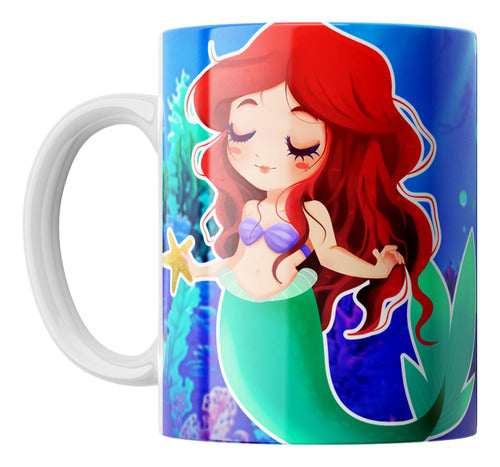 Sublismall Customizable The Little Mermaid Mugs | Plastic Polymer #004 0