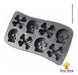 Tutto Farra Halloween Skull and Bones Silicone Mold 1