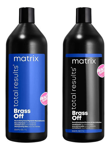 Shampoo Y Acondicionador Neutralizador Matrix Naranja 1lt 0