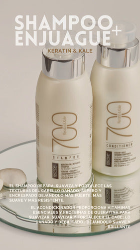 Shampoo + Enjuague + Baño Biotop  700 Reparador 1