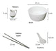 Galario Productos Set Sushi Ceramica Bowl Palillos Cuchara Salsero X4pz Bazar 3