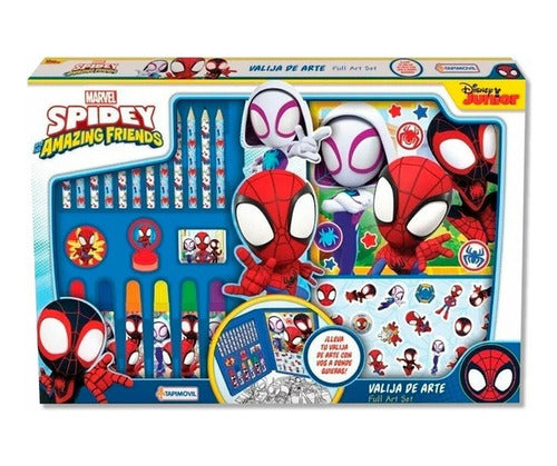 Art Set Spidey Amazing Friends Suitcase with Stickers 03286 0