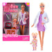 DEFA Doctor Doll and Patient Lilac Clothing Fenix (30025) 0