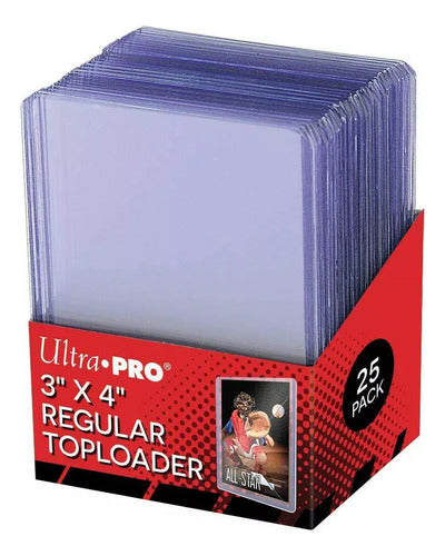 Ultra Pro Toploaders Regular X25 - Pokemon-Magic-Photocard 0