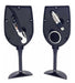 Set Accesorios Vino X3pzs En Copa Crystal Rock 1