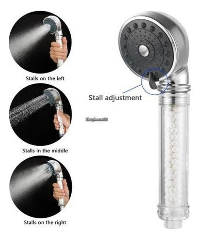 BrandName New Round ABS Rain Shower Handheld Head 3M 2