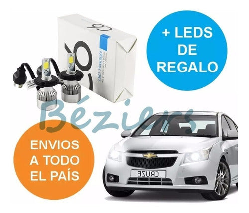 HID Kit Luces Led Cree Chevrolet Cruze 16.000 Lumenes Promo 1