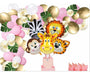 Pack 128 Globos Safari/selva Nena O Varónhojas , Cinta 5m 0