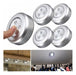 3 LED Touch Tap Lights Adhesive Portable Wardrobe Emergency Lamp 1