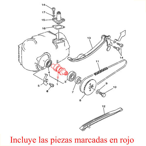 Yamaha Arbol De Levas Para Crypton 110 2