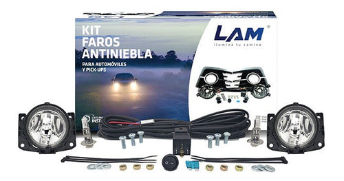 LAM Kit Faro Auxiliar Fiat Palio Weekend 09/13 Fase III 0