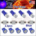 13 × Interior Luces Azules Led T10 Y 31mm Placa Mapa Luz Kit 2