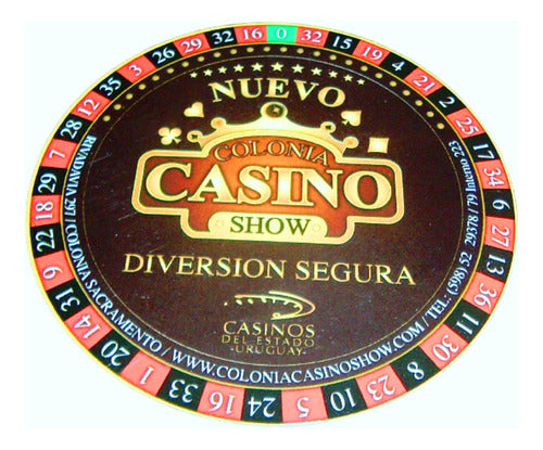 Posavasos Coleccion Ruleta Radisson Casino Colonia Uruguay 0