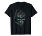 Camiseta Calavera Buceo Bandera Usa Negro 0