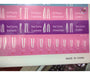 500 Paris Night Soft Gel Press On Tips - Transparent with Numbers 0-9 Eco-Friendly 10