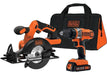 Kit Sierra Circular + Taladro Black+decker Bdcd220cs Maletín 0