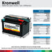 Kronwell Battery 12x75 Ford Modeo 2.8 2.0 2.2 Tdci 4