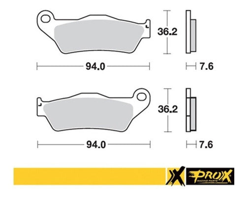 Pastilha De Freio Prox Dianteira Sherco 125 Se-r 18 1