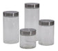 Mobi Deco Set of 4 Cylindrical Jars with Lid 3