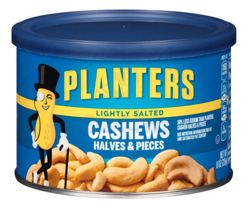 PLANTERS Castañas Caju Lightly Salted 226grs Usa Poca Sal 0