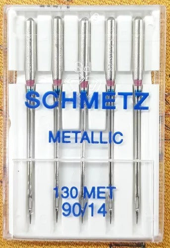 Schmetz Metallic Needles x 5 Units - Straight Sewing Machine 5